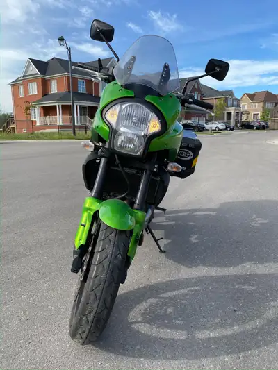 2009 Kawasaki Versys 650. Low milage at 18,000km, in good condition. Rear fender eliminator installe...