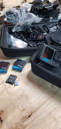 GoPro 10 with extras (65pc accessories, 2 batteries, 256GB)
