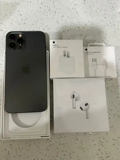 iPhone 12 Pro Max – 256GB + AirPods Package, View more