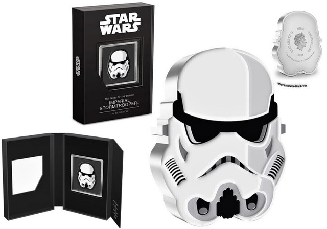 IMPERIAL STORMTROOPER FACES OF THE EMPIRE SILVER COIN in Arts & Collectibles in Oshawa / Durham Region
