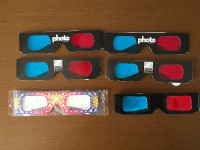 Anaglyph 3D Glasses + FIreworks Viewers