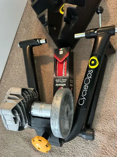 cycleops bike trainer and riser, View more