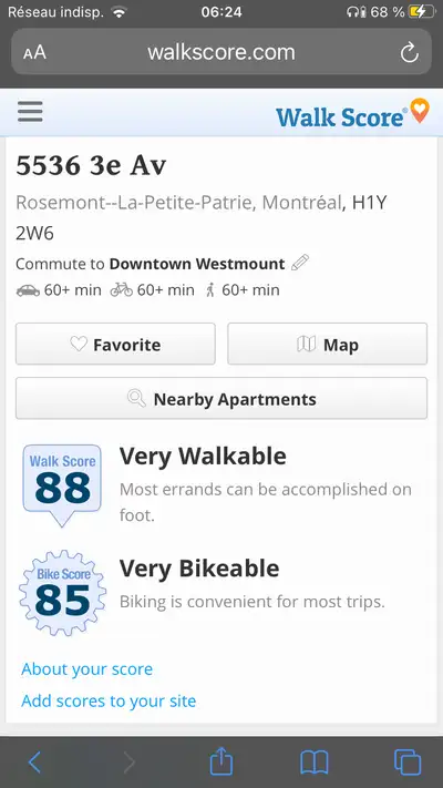 Appartement 3e/Masson dans Rosemont