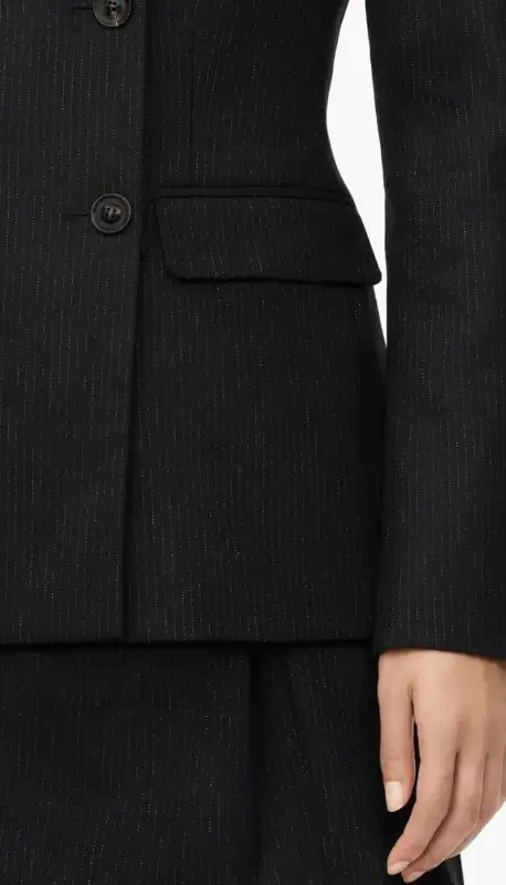 Zara wool blazer coat jacket manteau veston dress robe aritzia in Clothing in City of Montréal - Image 5