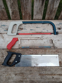 Qty 3 Hand Saws With Blades
