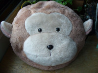 Toutou Coussin oreiller singe en peluche