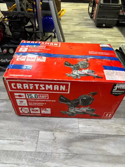 Craftsman 10” Sliding Mitre Saw NEW, View more