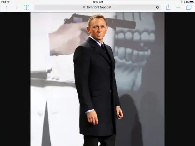 JAMES BOND - TOM FORD MEN'S OVERCOAT, View more