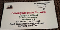 Sewing machine service