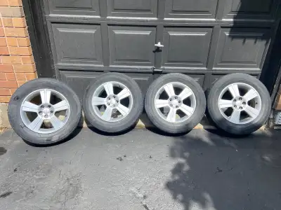 2 wheels excellent condition and 2 with minimal curb rash (see pictures). Off 2012 Forester. Also fi...