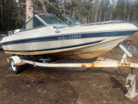 1991 Seaswirl 16’ boat, 1998 90HP Johnson Outboard