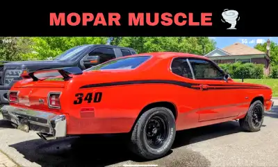 Turn Key Car 1976 Plymouth Duster with 340 Has all the goods you want in a duster muscle car ( list...