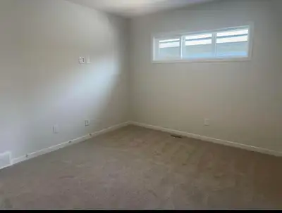 Bedroom for rent in 2 bedroom basement. Living area, kitchen, laundry will be shared with other tena...