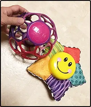 Oball and musical light up star $10 each, View more
