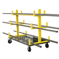 48” Heavy-duty Mobile Bar And Pipe Racks
