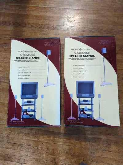 Sanus Speaker Stands, 2 per box, View more