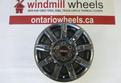 1988 - 2026 GMC Sierra or Chevrolet Silverado 1500 18" Grey Machine Finished Rims Set of 4 51533 Pri...