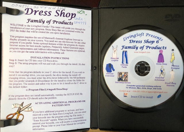 LivingSoft Dress Shop v6.11 Family of Products in Hobbies & Crafts in Comox / Courtenay / Cumberland - Image 2