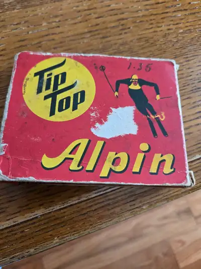 Vintage 1950s ALPIN TIP TOP SKI WAX, View more