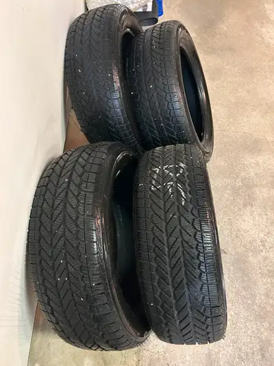 $350 OBO 225/55R18 Bridgestone WeatherPeak M+S 98V Tread: 7/32 Set of 4 Was used on a Subaru Foreste...