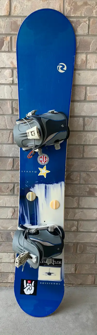 Mens Rossignol Stratos board, boots, bindings and bag, View more