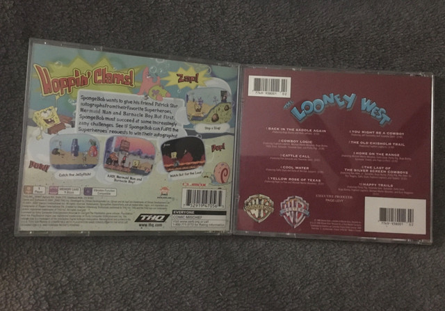 SpongeBob PS1/Looney Tunes CD in Older Generation in Guelph - Image 2