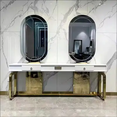 Furniture mirror with table, View more