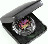 2002 $5 FINE SILVER HOLOGRAM COIN - ANNIVERSARY LOON