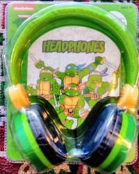 Brand new Teenage mutant Ninja turtles wired headphones