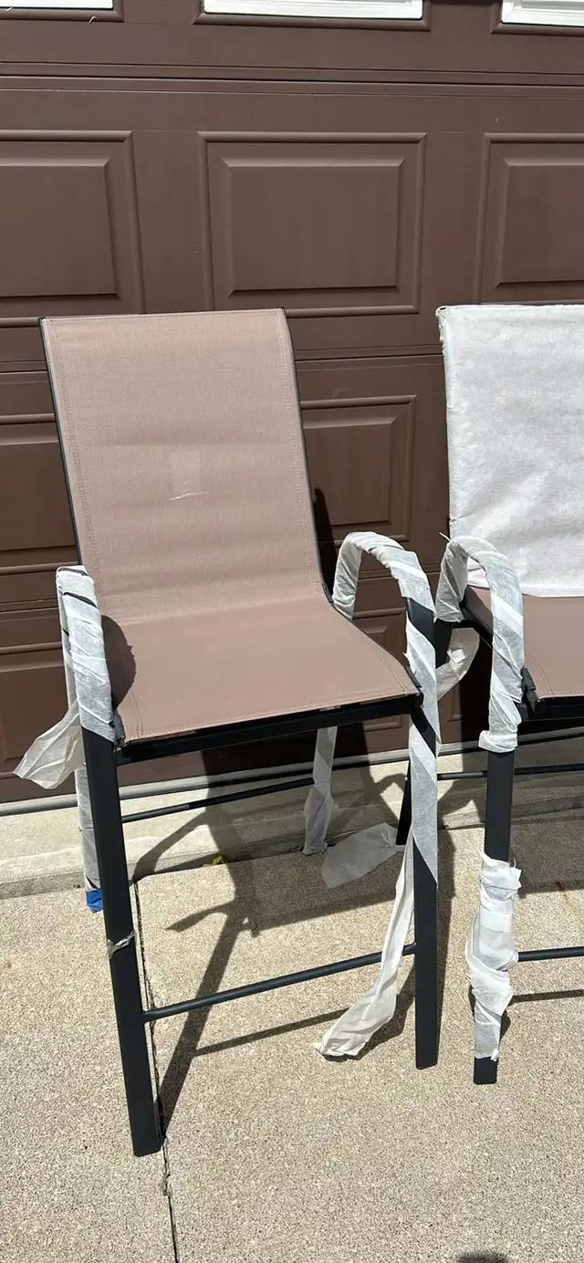 SET OF 2 - BRAZO Outdoor/ Indoor BarStools - BRAND NEW in Patio & Garden Furniture in Hamilton - Image 7