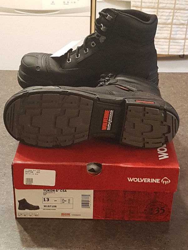 Wolverine Yukon CSA Work Boots Men's size 13, Brand New with box in Men's Shoes in Edmonton - Image 2