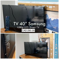 Samsung 40 inches 1080p LED Smart TV. 