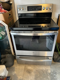 Samsung Fridge and General Electric Stove 