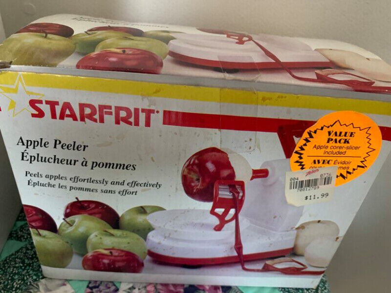 Apple Peeler, Corer, Slicer - Retro - Starfrit - New in box, used for sale  