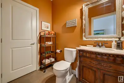 Elegant Freestanding Bathroom Vanity & Mirror, View more