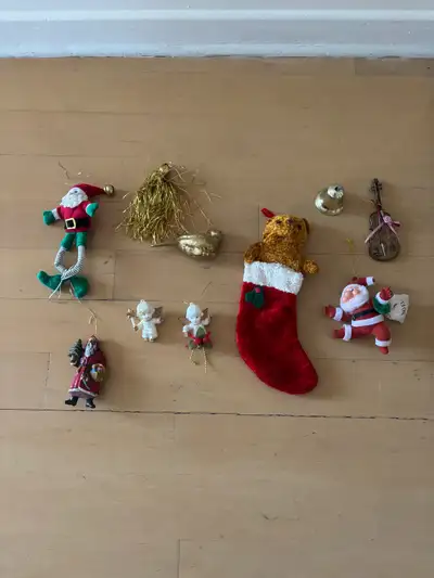 10 Vintage Christmas Ornaments for 5$ - 10 Décorations  Noël po, View more