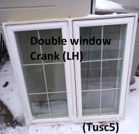 Window - Casement/Crank Vinyl Windows, Various Sizes (a)