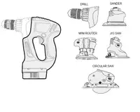 Black & Decker Multi-tool parts
