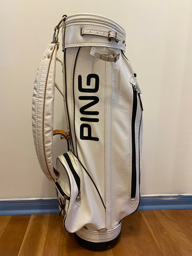 Ping Leather Vintage Classic Golf Bag in Golf in Oshawa / Durham Region