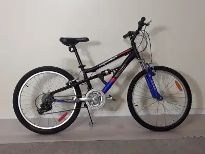 Serviced Youth 7spd Nakamura Mountain Bike with dual suspension, View more