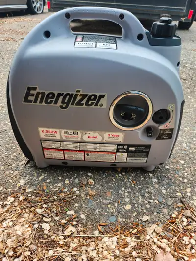 Energizer briefcase generator, just bought it, has had one tank of gas through it so will still need...