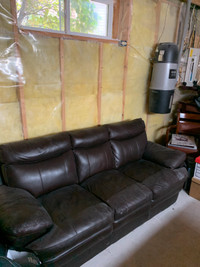 Coja Leather Sofa and Loveseat