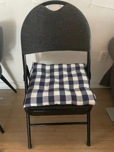 Folding Chair with Padded Seat Cushion, View more