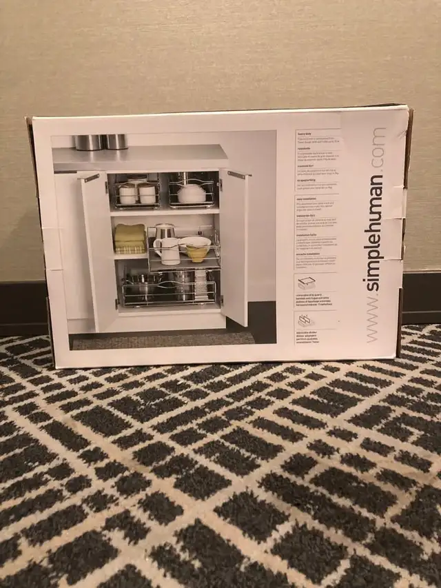 simplehuman 14 inch Pull-Out Kitchen Cabinet Organizer, Heavy-Ga559281051870187521