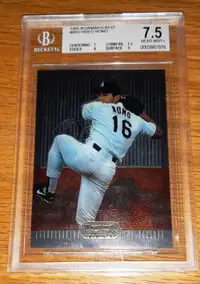 Hideo Nomo 1995 Bowmans Best Dodgers Rookie Card #83 BGS 7.5