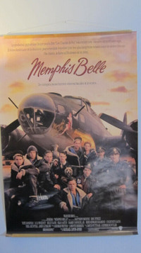 Poster 27 X 40 film Memphis Belle WWII 1990, version Francaise