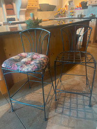 Wrought Iron Urban Farmhouse Stools