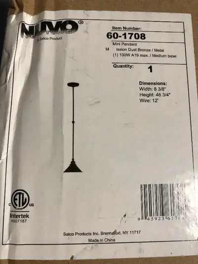 Mini Pendant hanging lamp, View more