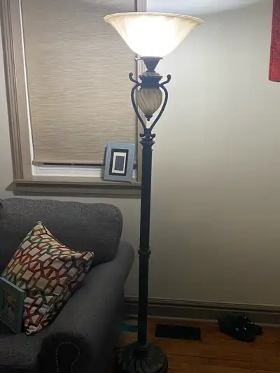 Floor lamp 73” high 18” wide, View more