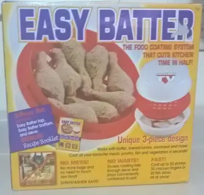 Brand New Easy Batter 3 Piece Food Coating System as seen on TV